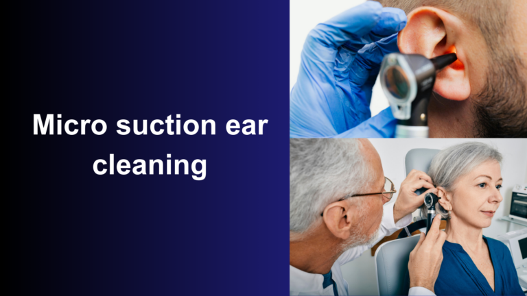 Micro suction ear clean