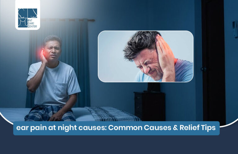 ear pain at night causes