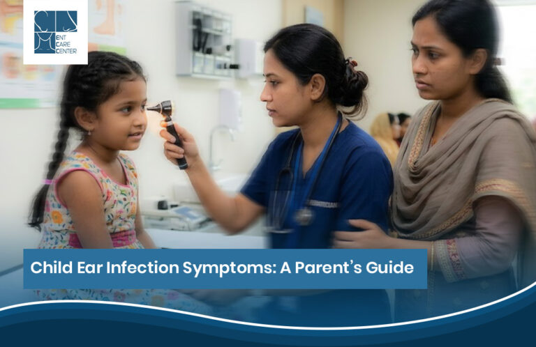 child ear infection symptoms