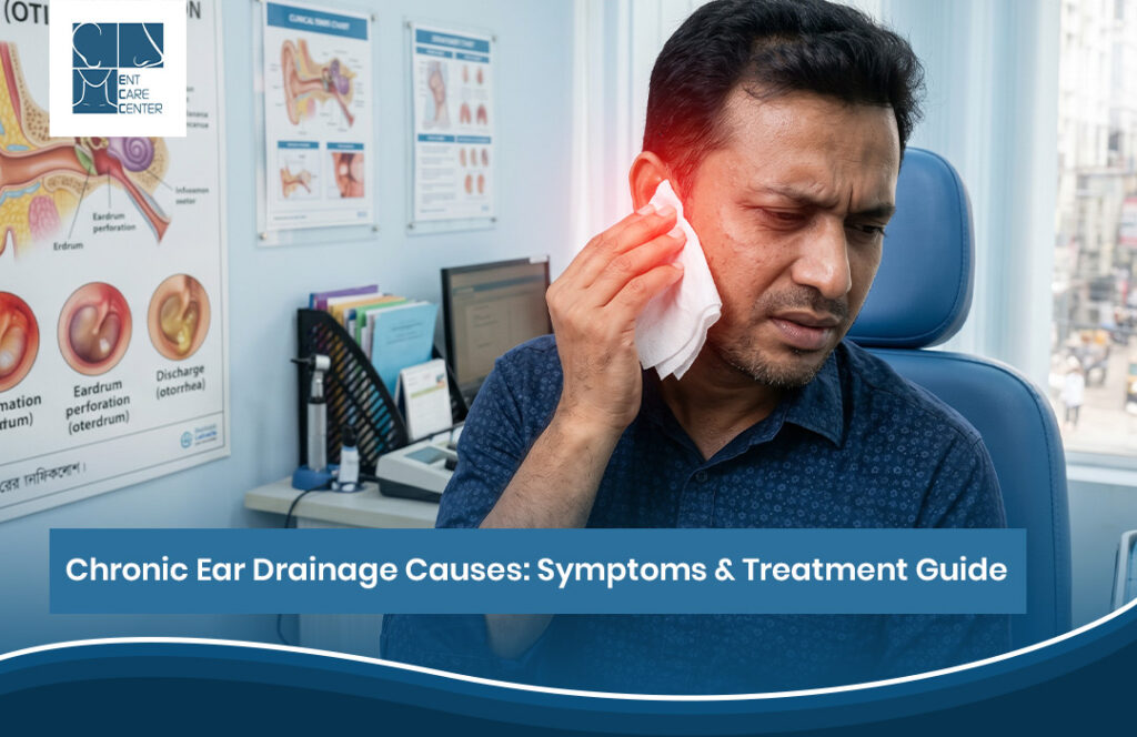 chronic ear drainage causes